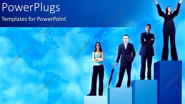  Presentation with points - A number of bullet points with white background