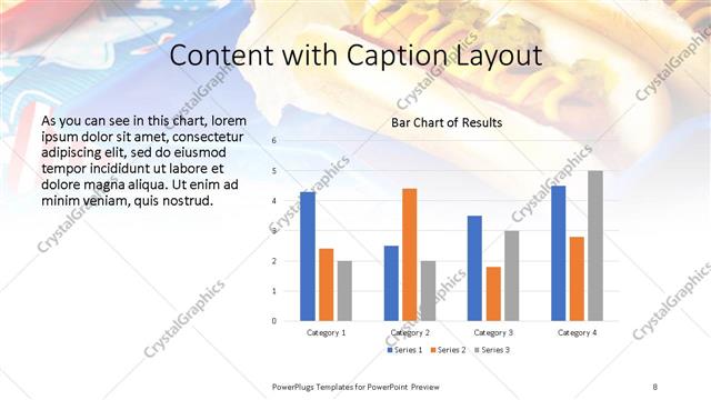 Content with Caption presentation slide layout