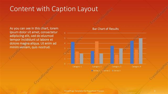 Content with Caption presentation slide layout