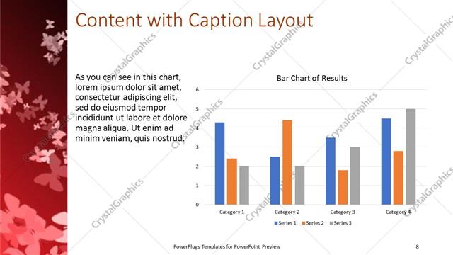 Content with Caption presentation slide layout