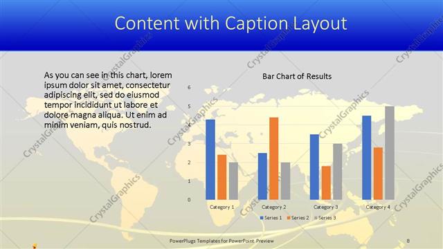 Content with Caption presentation slide layout