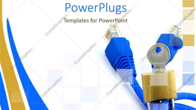  Presentation with cables - A number of cables together with white background