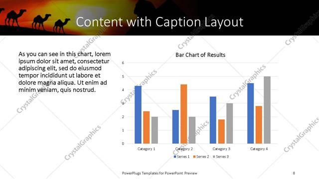 Content with Caption presentation slide layout
