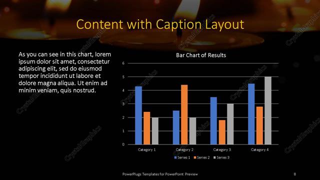 Content with Caption presentation slide layout