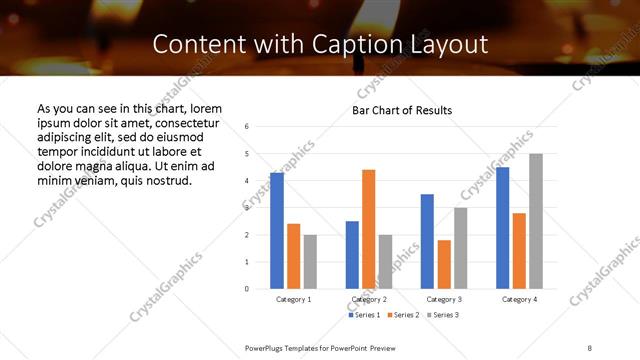 Content with Caption presentation slide layout