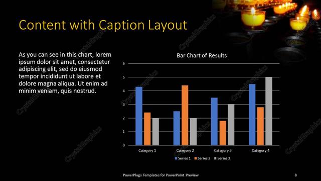 Content with Caption presentation slide layout