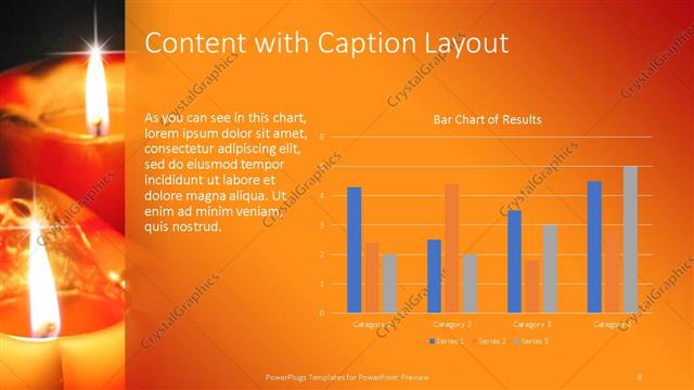 Content with Caption presentation slide layout