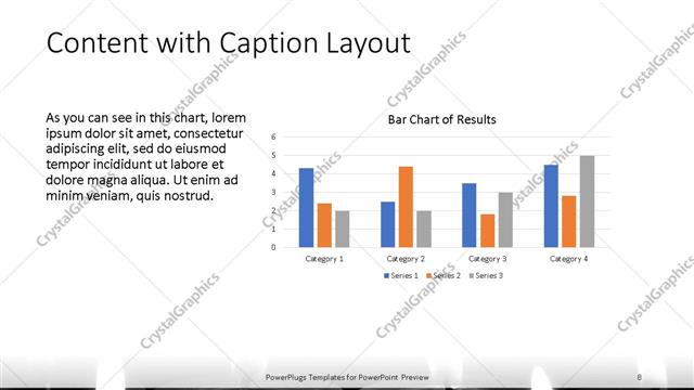 Content with Caption presentation slide layout