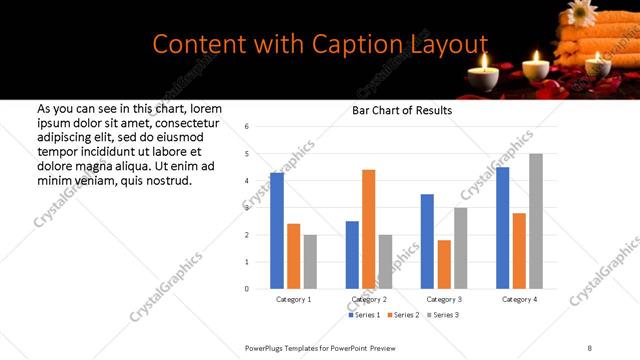 Content with Caption presentation slide layout