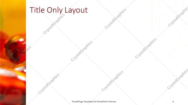 Title Only presentation slide layout