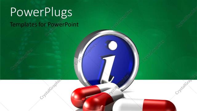  Presentation with drug - A number of capsules with the word i