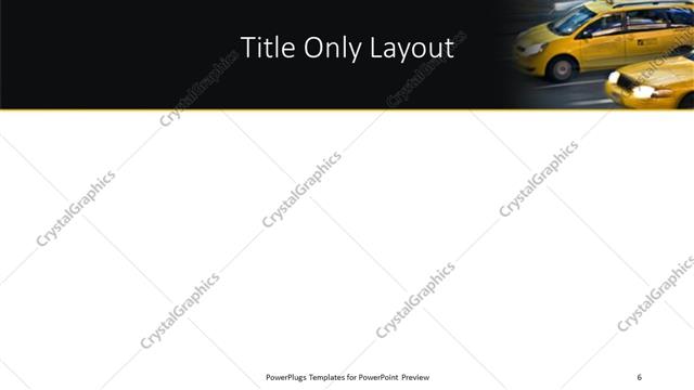 Title Only presentation slide layout
