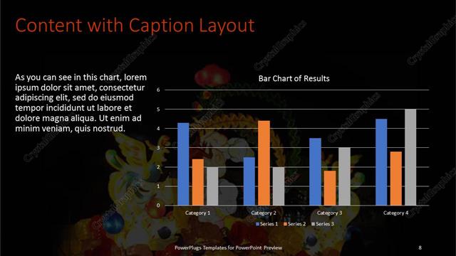 Content with Caption presentation slide layout