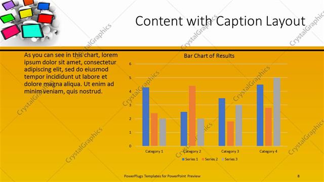 Content with Caption presentation slide layout
