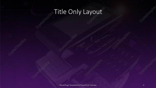 Title Only presentation slide layout