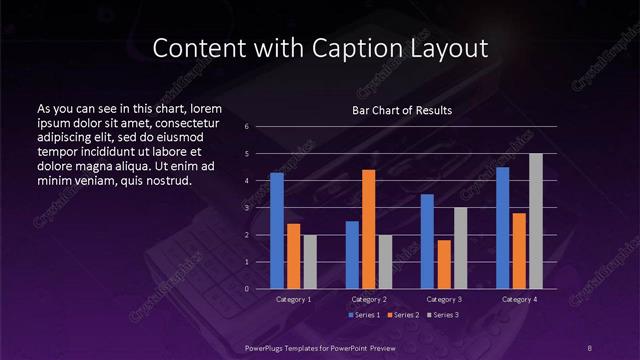 Content with Caption presentation slide layout