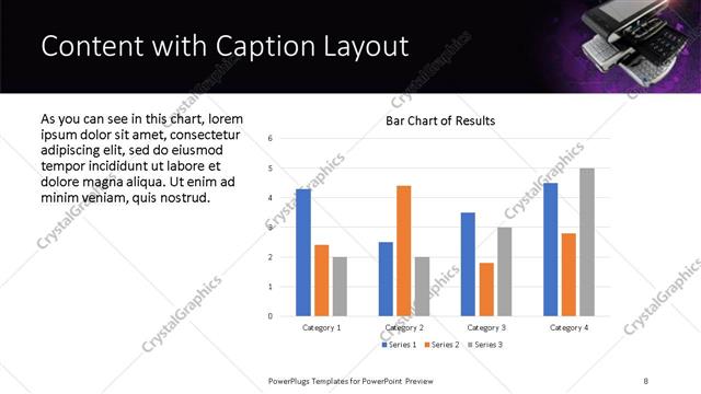 Content with Caption presentation slide layout