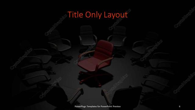 Title Only presentation slide layout