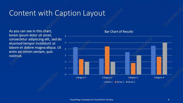 Content with Caption presentation slide layout