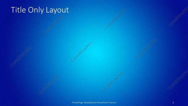 Title Only presentation slide layout