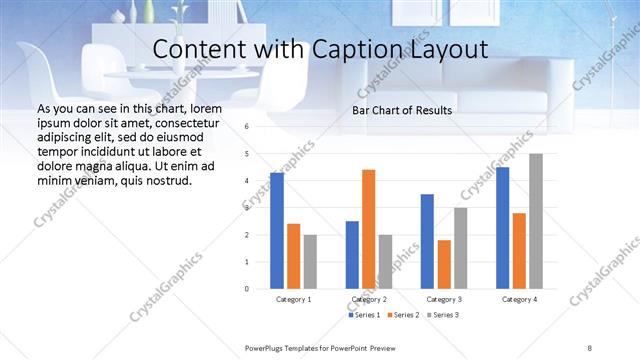 Content with Caption presentation slide layout
