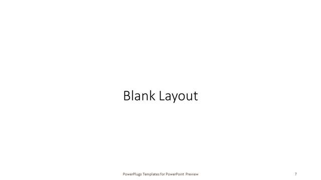 Blank presentation slide layout