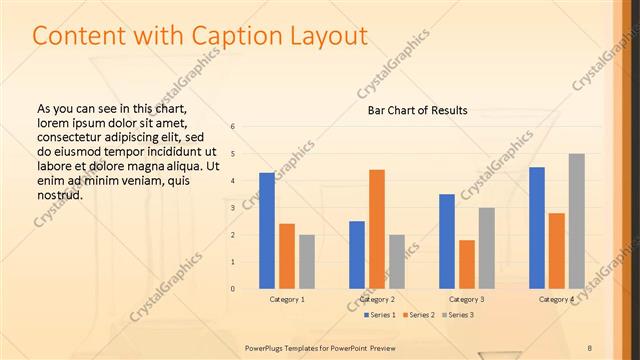 Content with Caption presentation slide layout