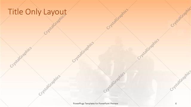 Title Only presentation slide layout