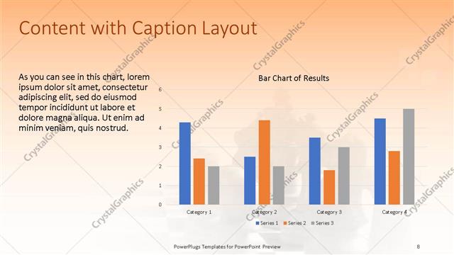 Content with Caption presentation slide layout