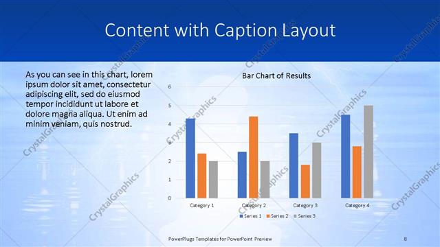 Content with Caption presentation slide layout