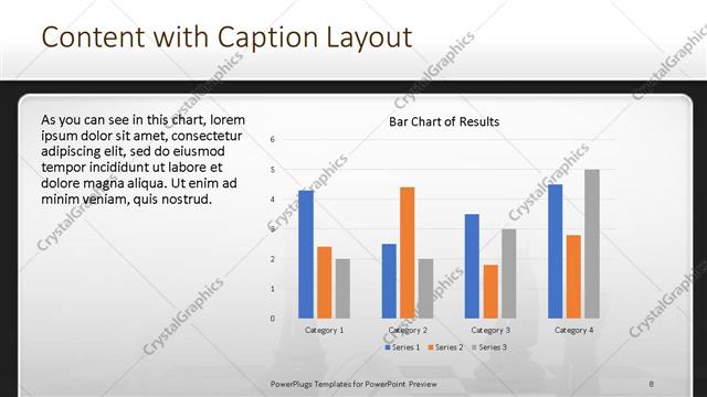 Content with Caption presentation slide layout