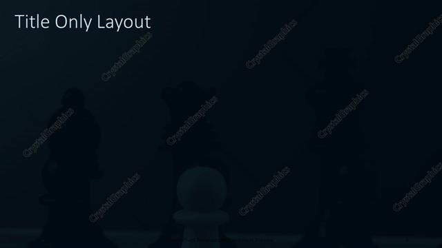 Title Only presentation slide layout