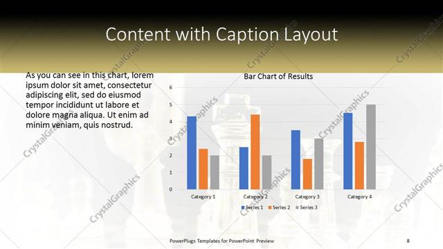Content with Caption presentation slide layout