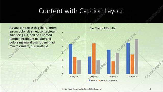Content with Caption presentation slide layout