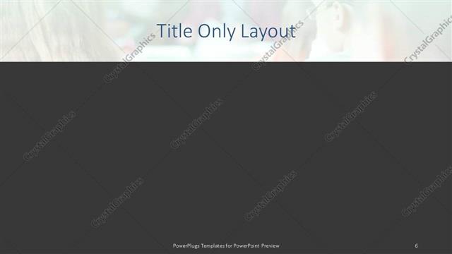 Title Only presentation slide layout
