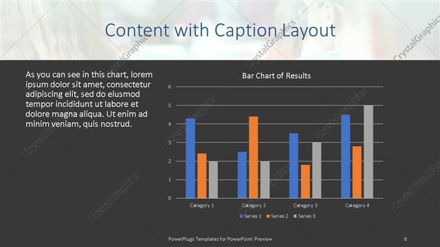 Content with Caption presentation slide layout