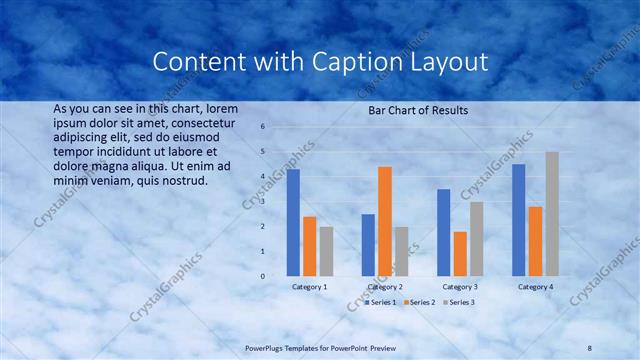 Content with Caption presentation slide layout