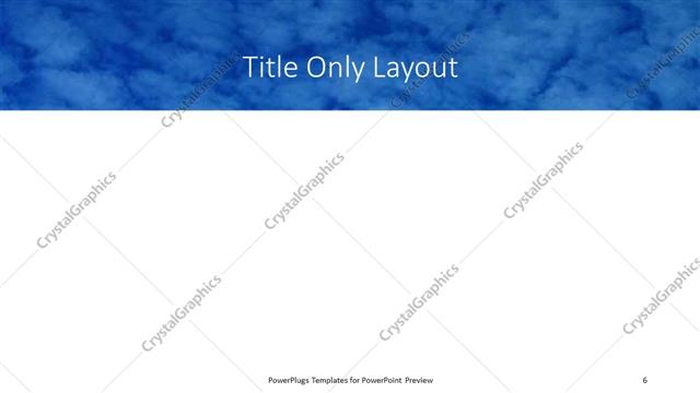 Title Only presentation slide layout