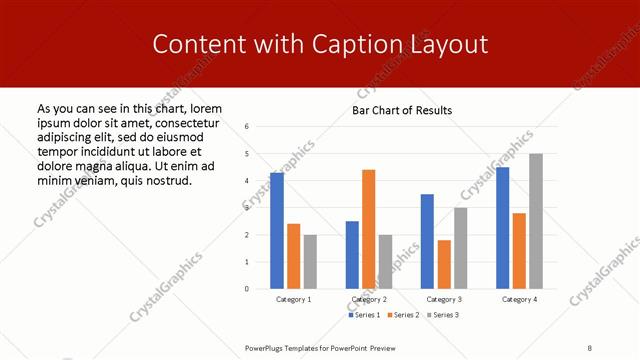 Content with Caption presentation slide layout