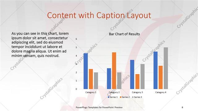 Content with Caption presentation slide layout