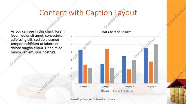 Content with Caption presentation slide layout