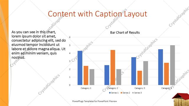Content with Caption presentation slide layout