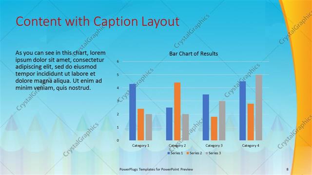Content with Caption presentation slide layout