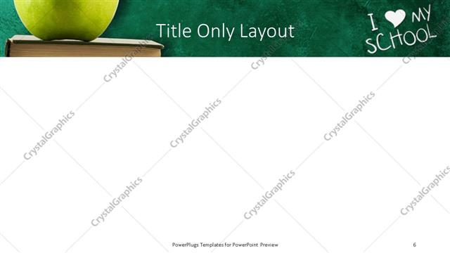 Title Only presentation slide layout