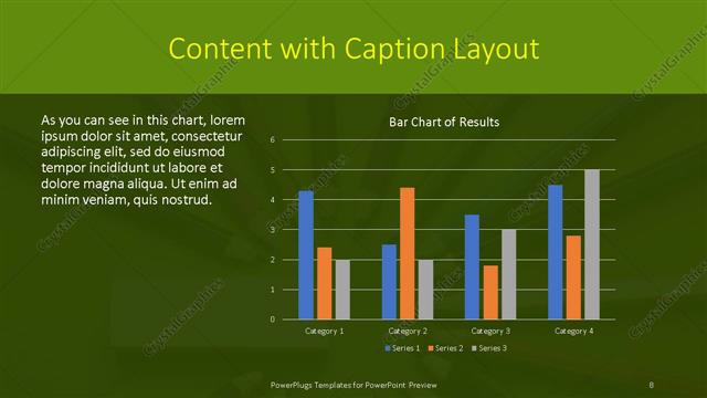 Content with Caption presentation slide layout