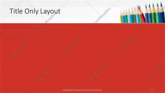 Title Only presentation slide layout