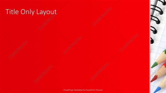 Title Only presentation slide layout