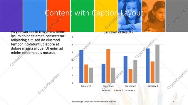 Content with Caption presentation slide layout
