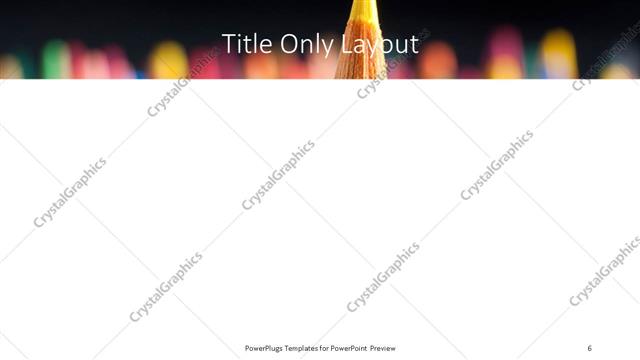 Title Only presentation slide layout