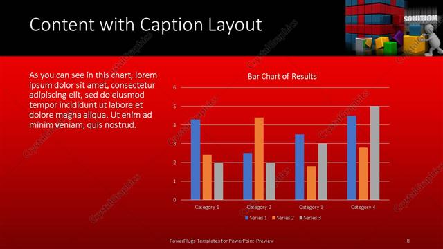 Content with Caption presentation slide layout